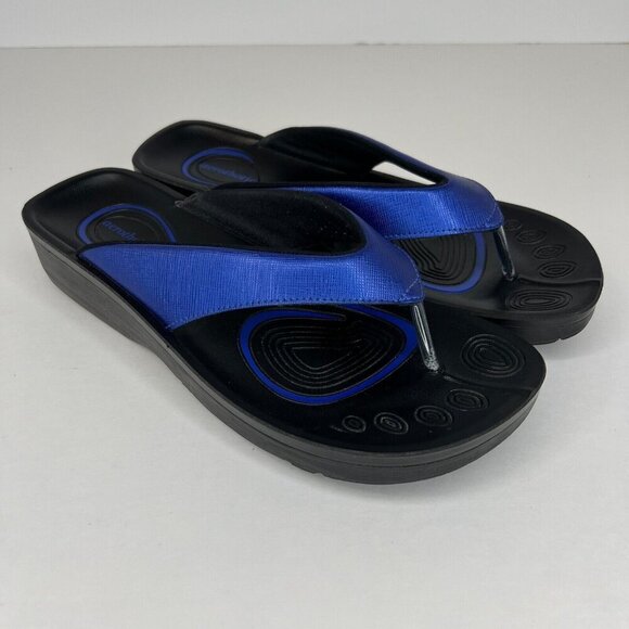Aerothotic Womens Arch Supportive Summer Orthotic Size 40 Flip Flops Sandals - Picture 2 of 9